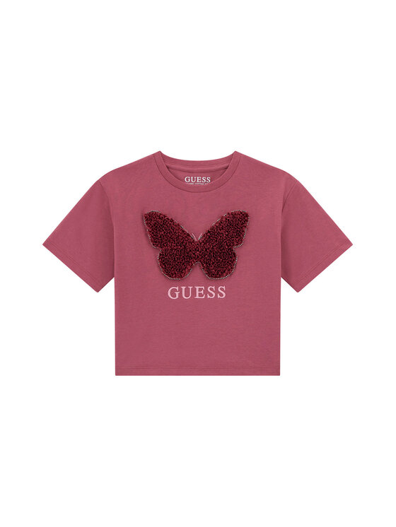 

Футболка regular fit J5YI47 K8HM4 Guess, розовый