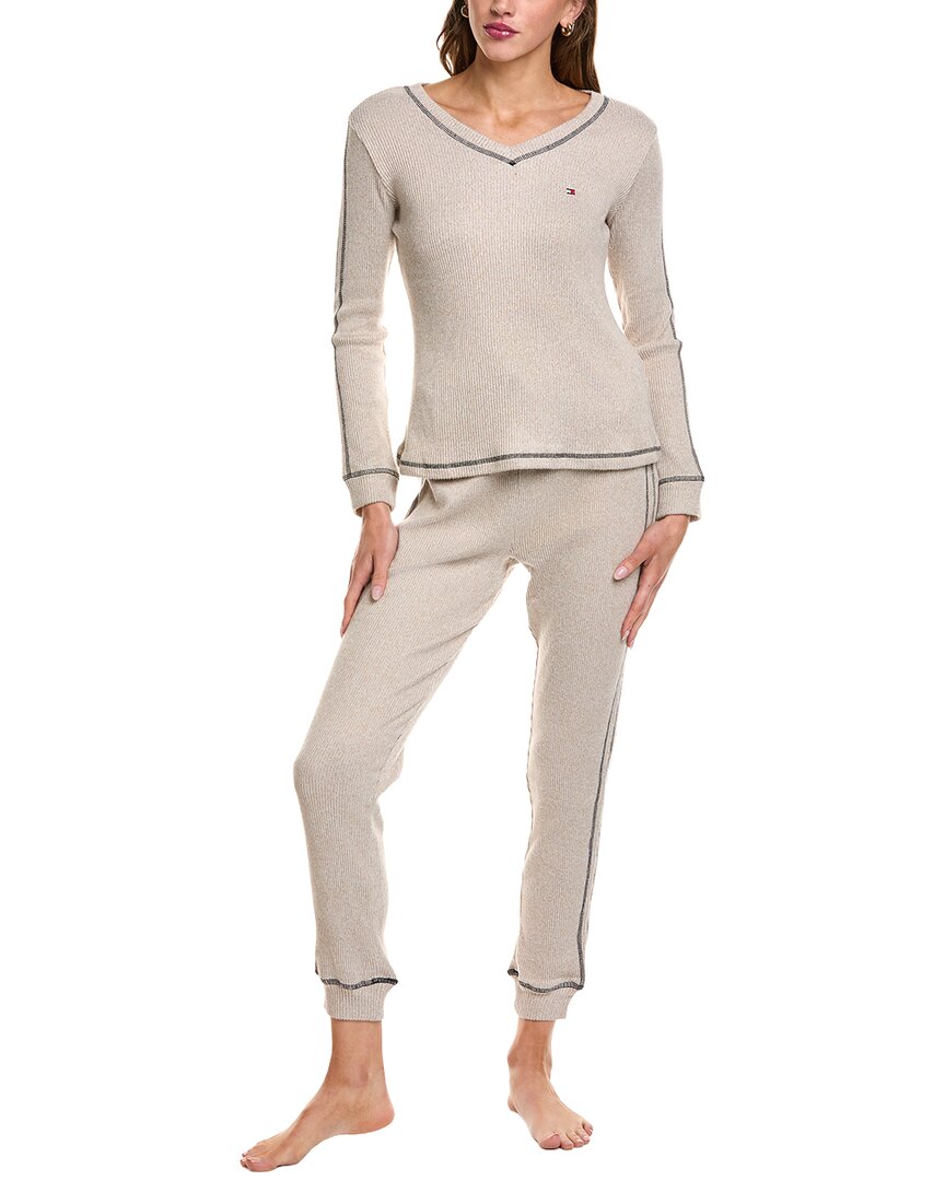 

Комплект для сна Tommy Hilfiger из 2 предметов: рубашка и брюки Tommy Hilfiger, коричневый