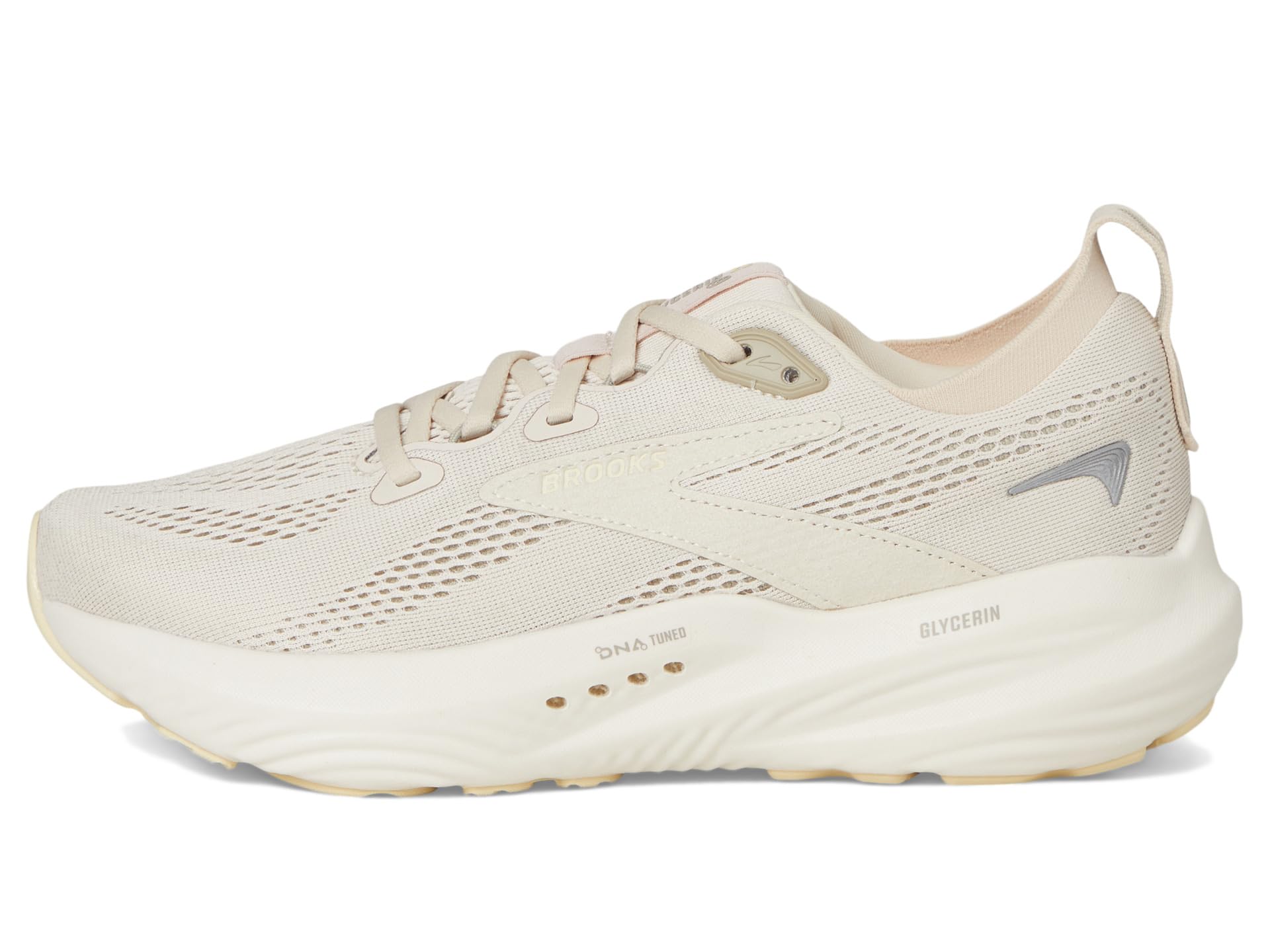 Кроссовки Brooks Glycerin 22, цвет Almond Peach/London Fog/Almond — фото 4