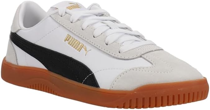Детские кроссовки Puma Club 5v5 унисекс, белый/черный/серый — фото 3