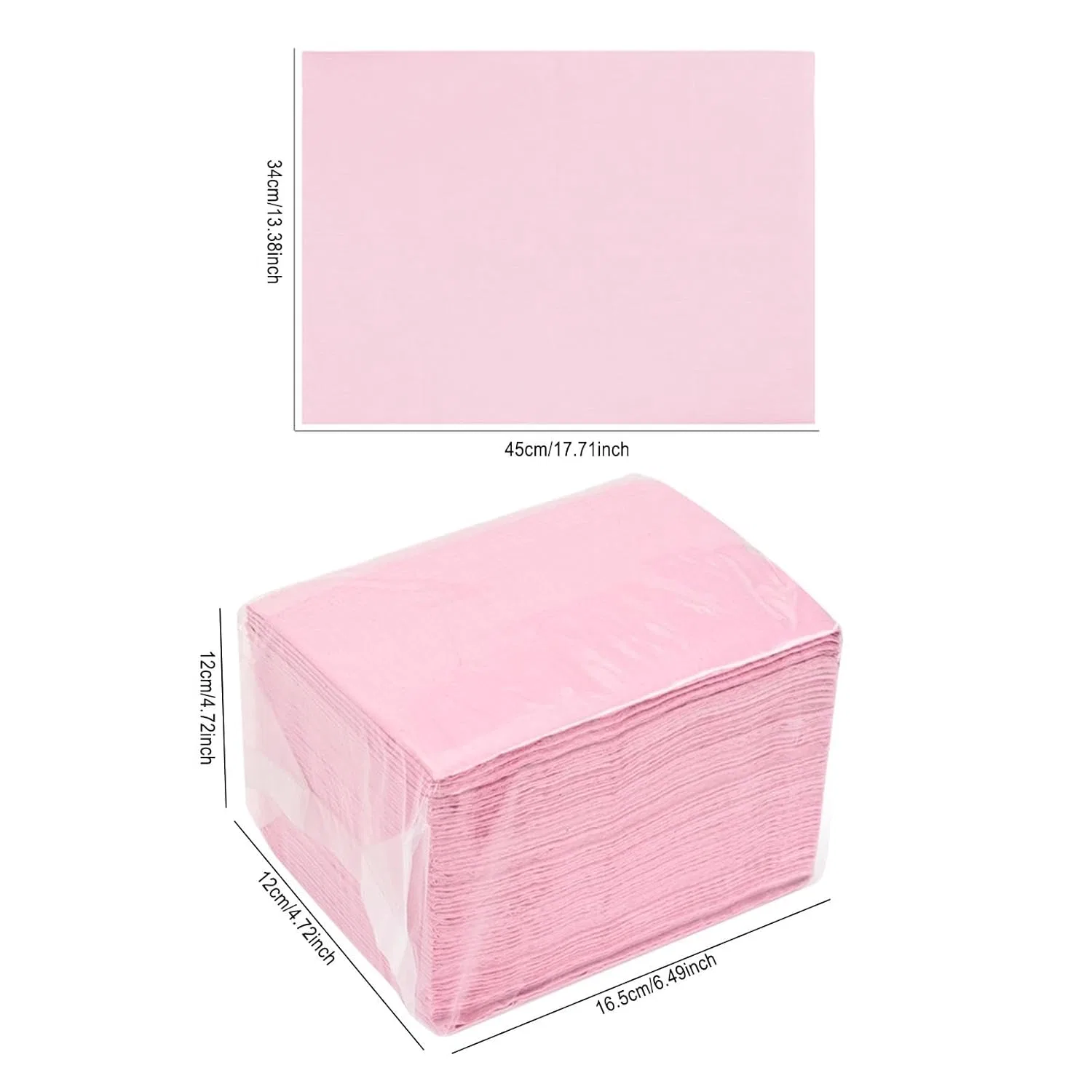 Одноразовые салфетки для маникюра, 50 шт. ‎Rehmanniae, Pink — фото 2