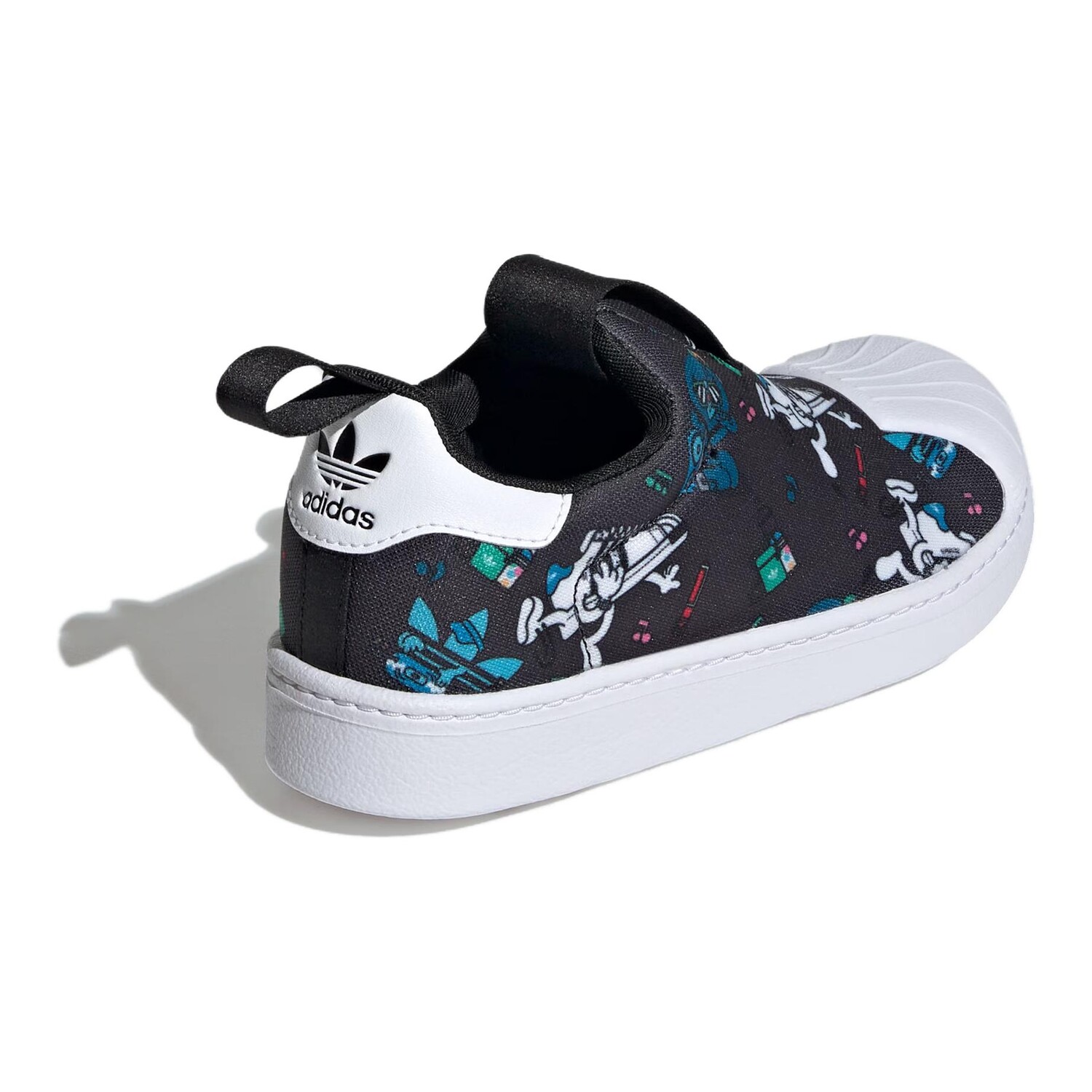 Кроссовки adidas originals SUPERSTAR 360 Kids Lifestyle Shoes Kids Low-top Black/white/blue, белый — фото 4