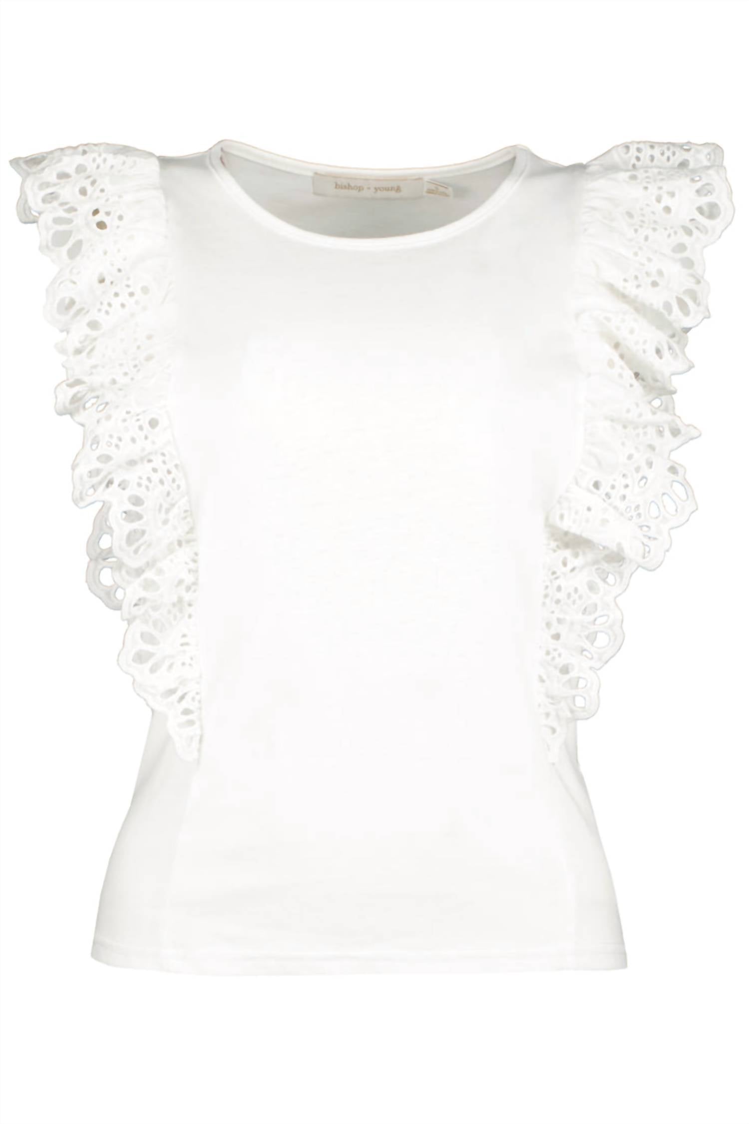 

Футболка Bruna Eyelet в цвете Salt bishop + young