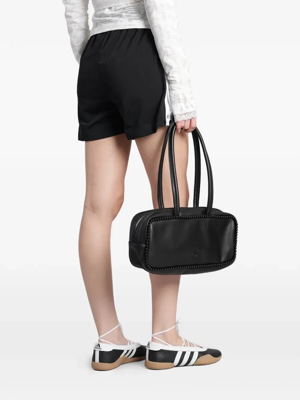 Мини-шорты Adibreak Adidas, черный — фото 4