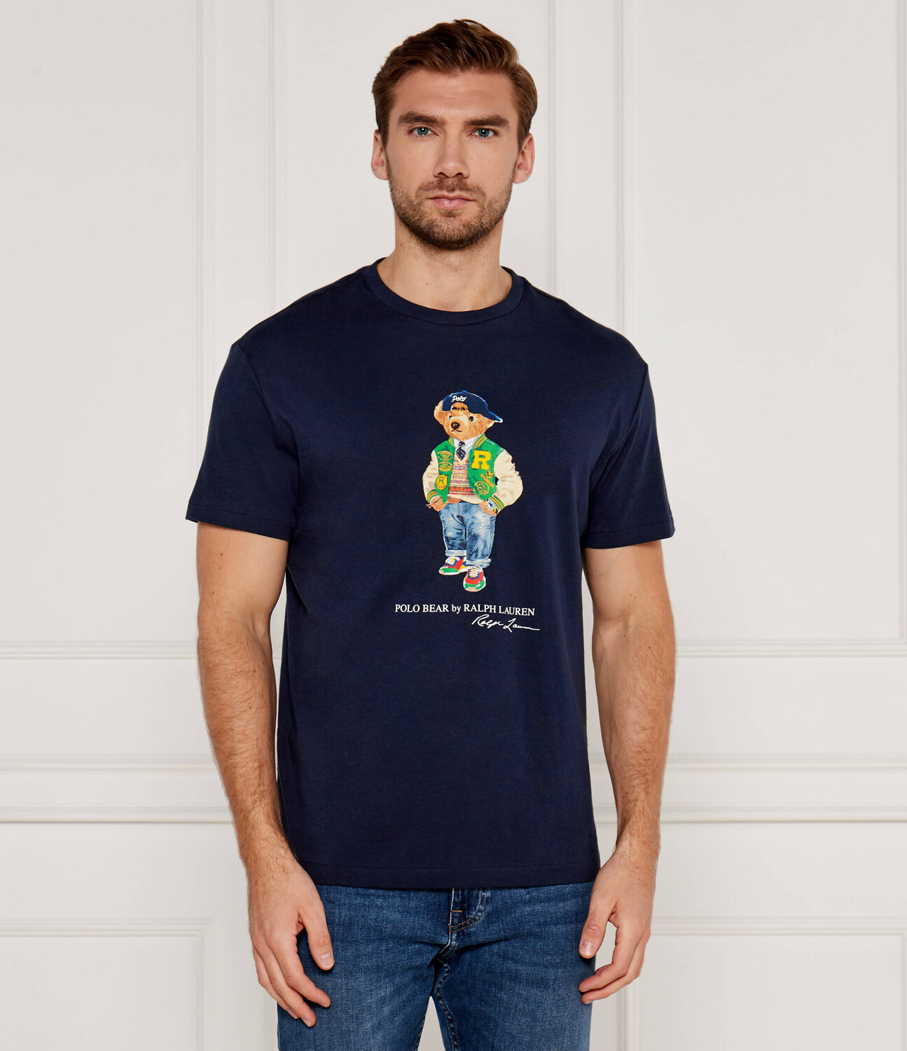

Футболка POLO RALPH LAUREN Classic fit, темно-синий