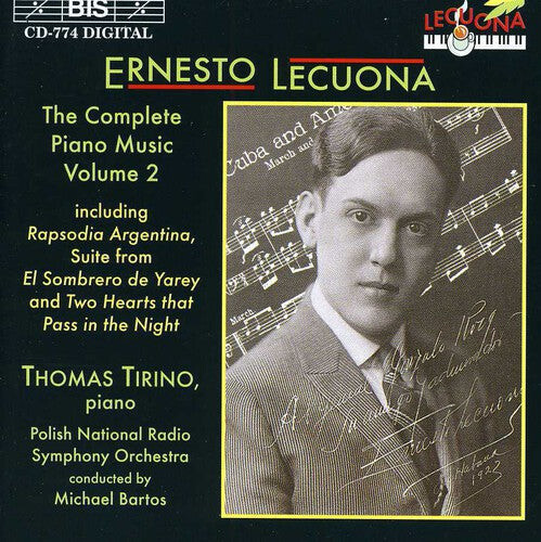 

CD диск Lecuona / Tirino / Bartos / Polish Nat'L Radio So: Complete Piano Music 2