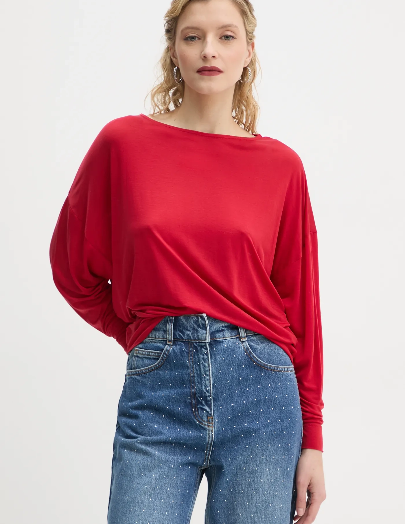 

Футболка с длинным рукавом G-Star Raw, красный