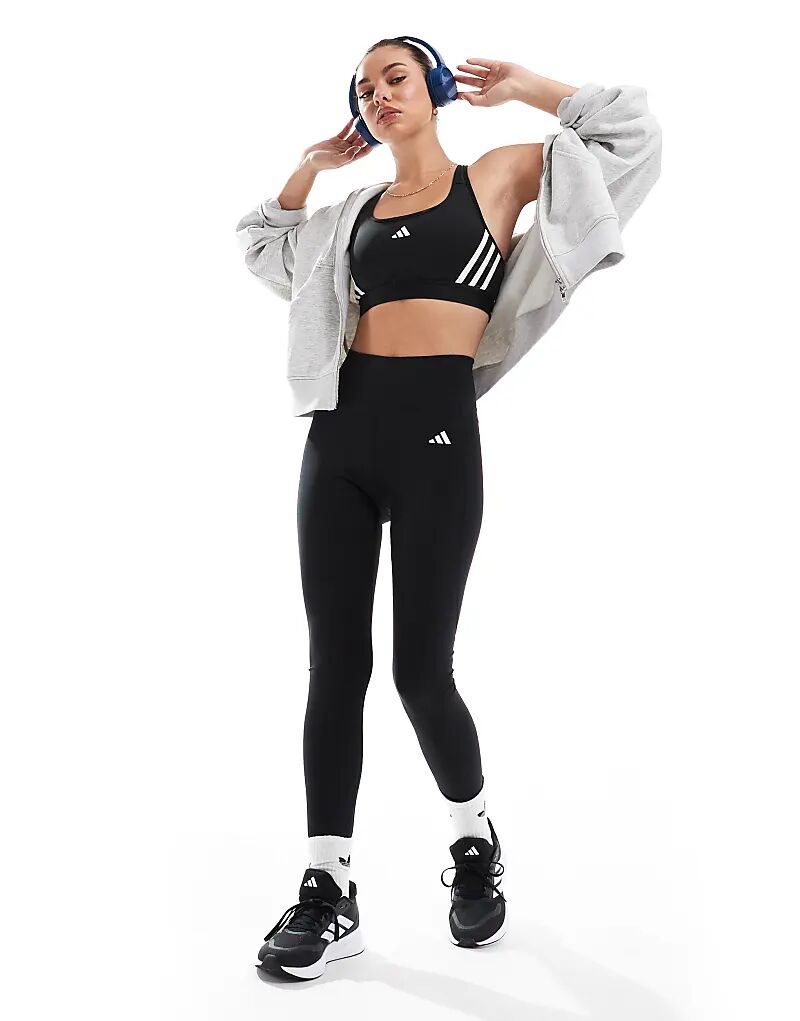 

Леггинсы adidas Training optime essentials stay in play полной длины черного цвета adidas performance