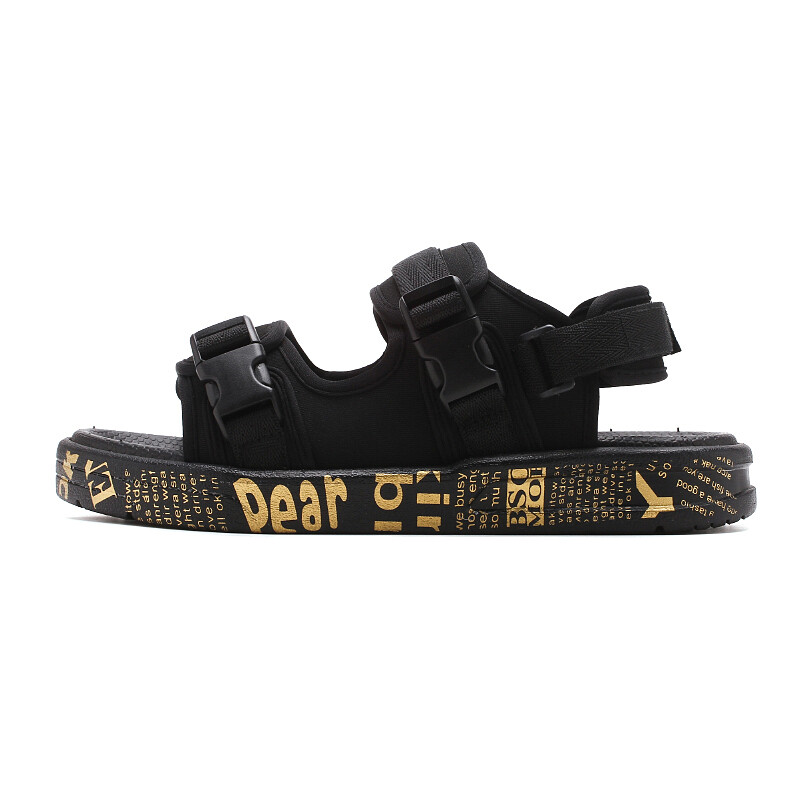 

Пляжные сандалии унисекс Gertop, цвет Black/Gold