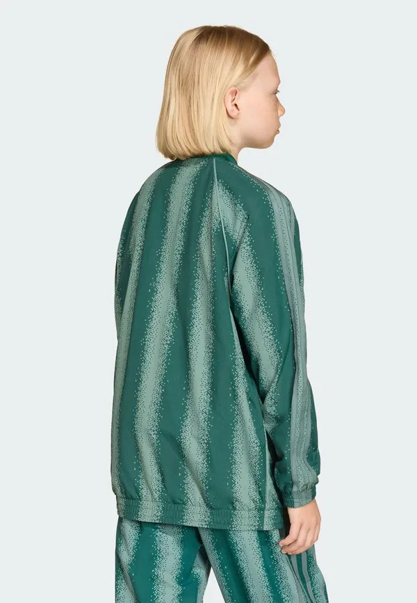 Толстовка на молнии Adidas Originals, Collegiate Green Tech Emerald — фото 2