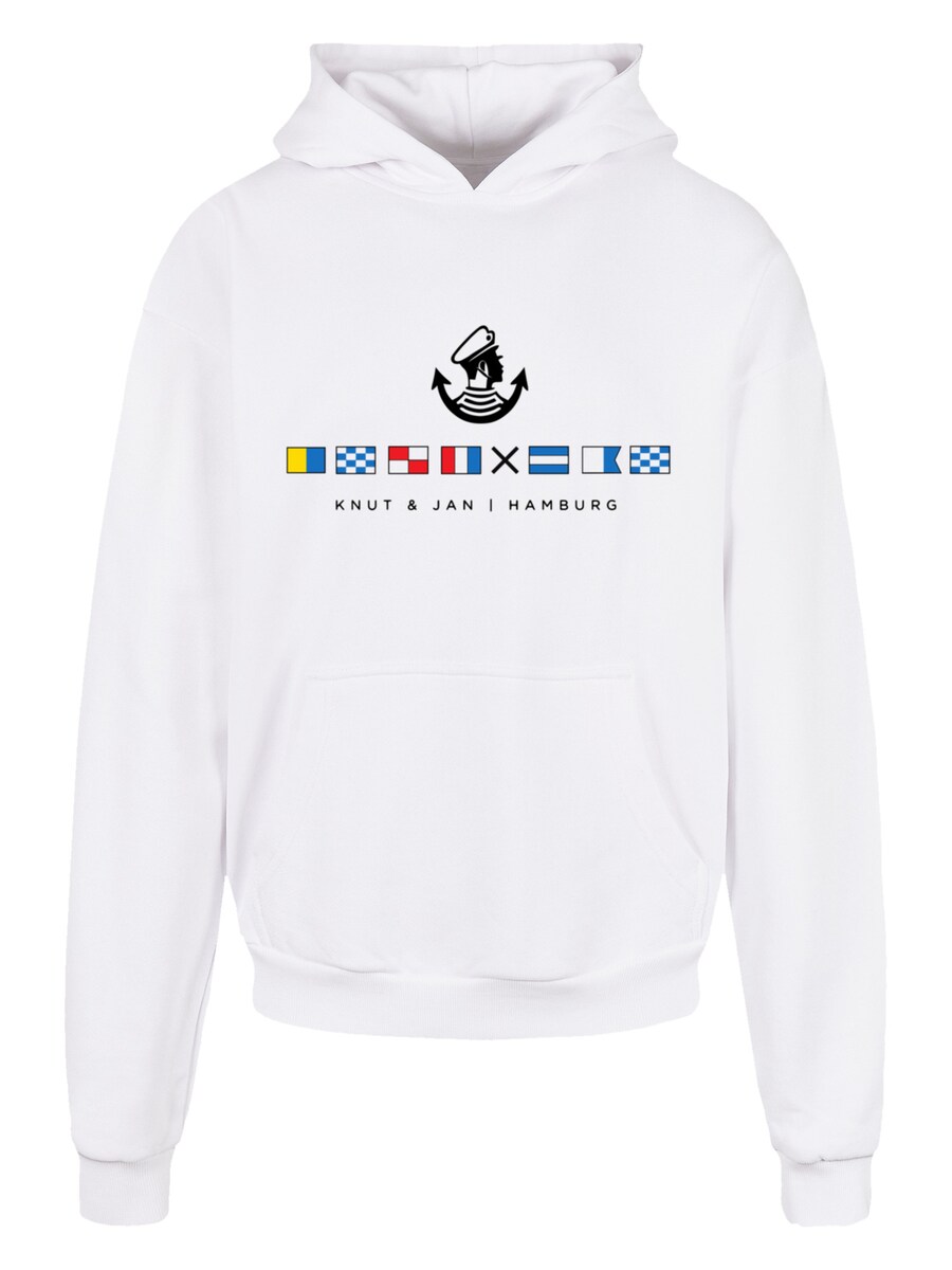 

Толстовка F4NT4STIC Seglerfahnen Knut & Jan Hamburg, белый