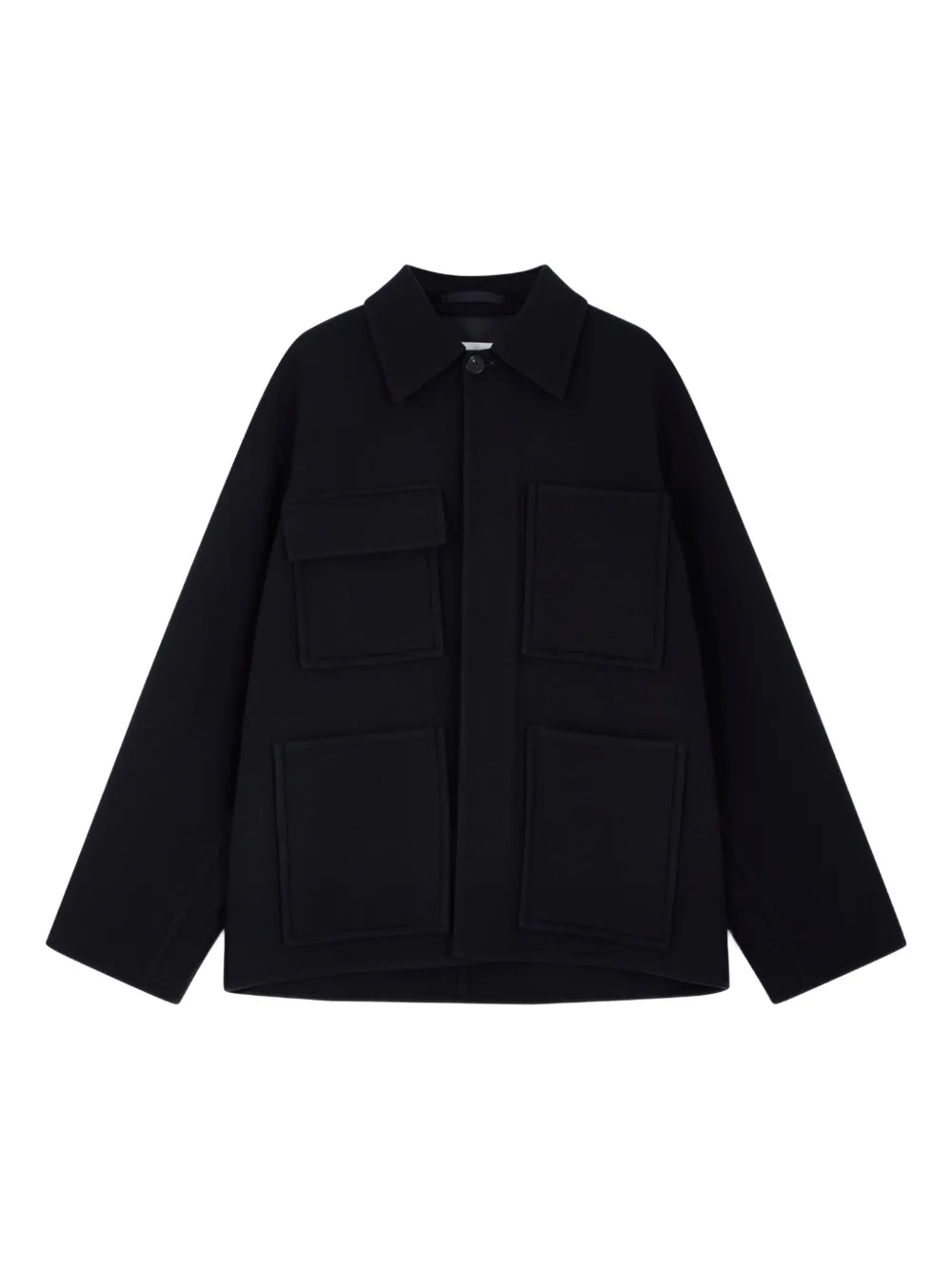 

Однобортное пальто JIL SANDER, синий