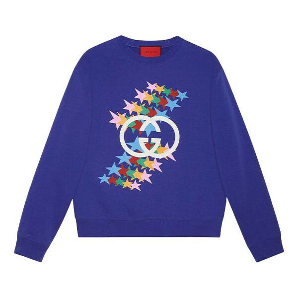 

Толстовка GUCCI SS21 Rainbow Stars Crewneck 'Purple', фиолетовый