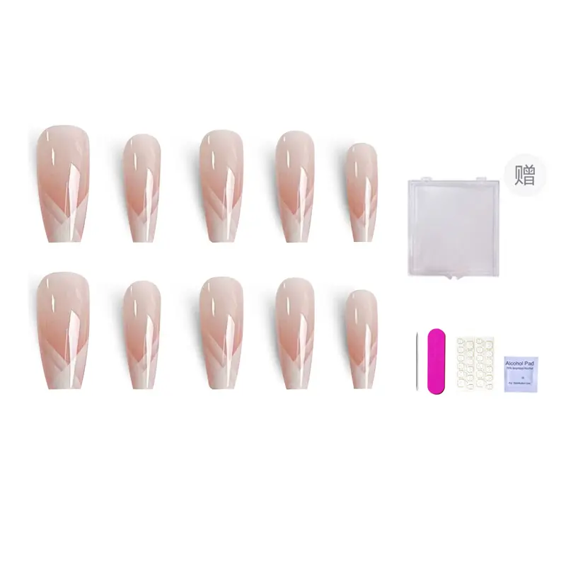 

Искусственные ногти для женщин ORANOT, Short Ladder Xs, Suitable For Small Hands[Includes Storage Box]14-10-11-10-7