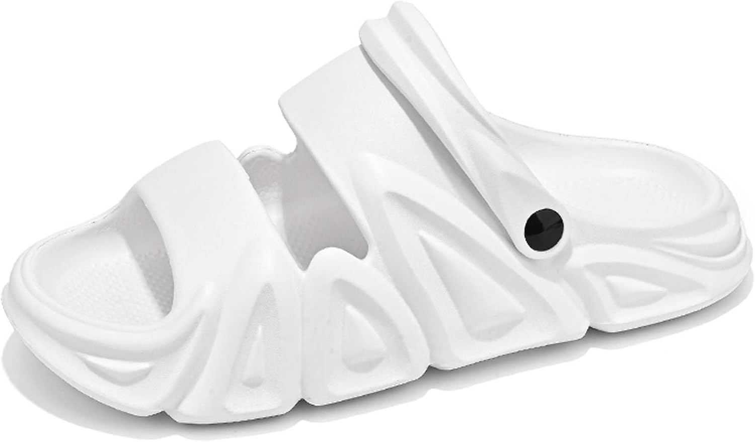 

Мужские ультралегкие дышащие сандалии KSYVUCRD, противоскользящие, быстросохнущие, регулируемые, с плоской подошвой, сандалии высокой эластичности, мягкие сандалии, белые