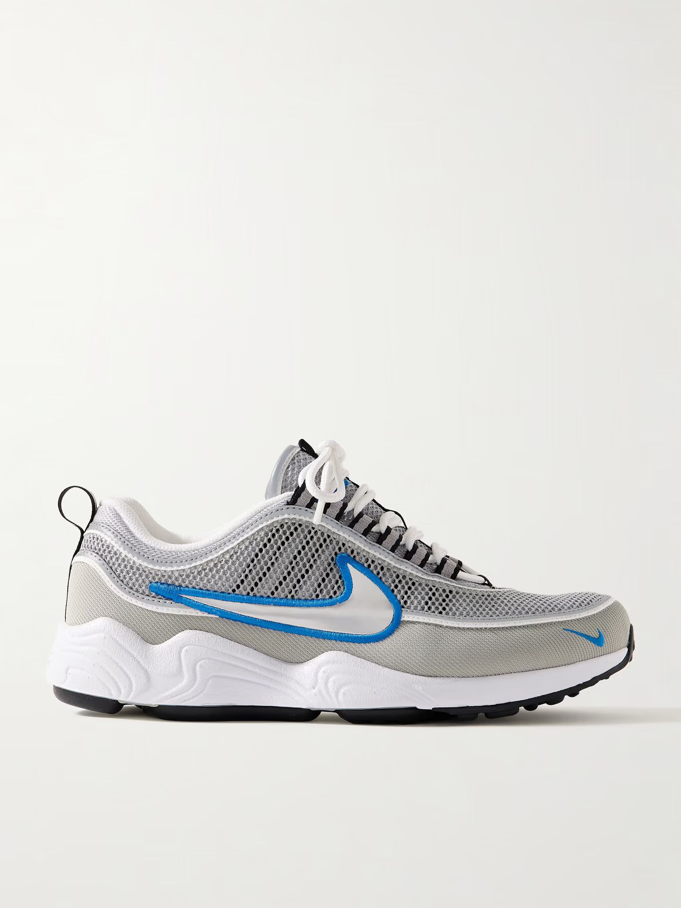Кроссовки Air Zoom Spiridon с резиновой отделкой и сеткой NIKE, серый — фото 3