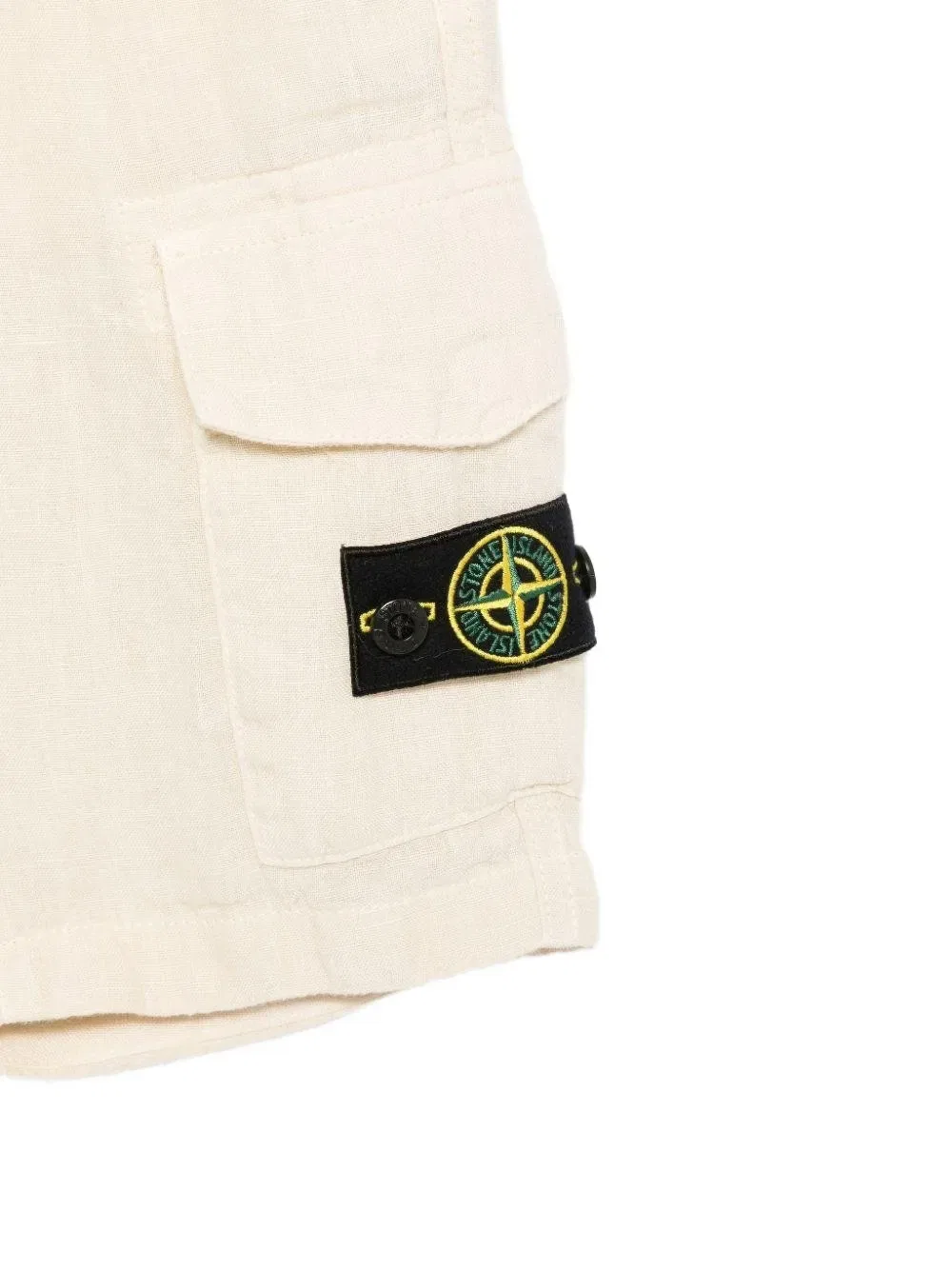 Шорты с карманами Stone Island Junior, нейтральный — фото 3