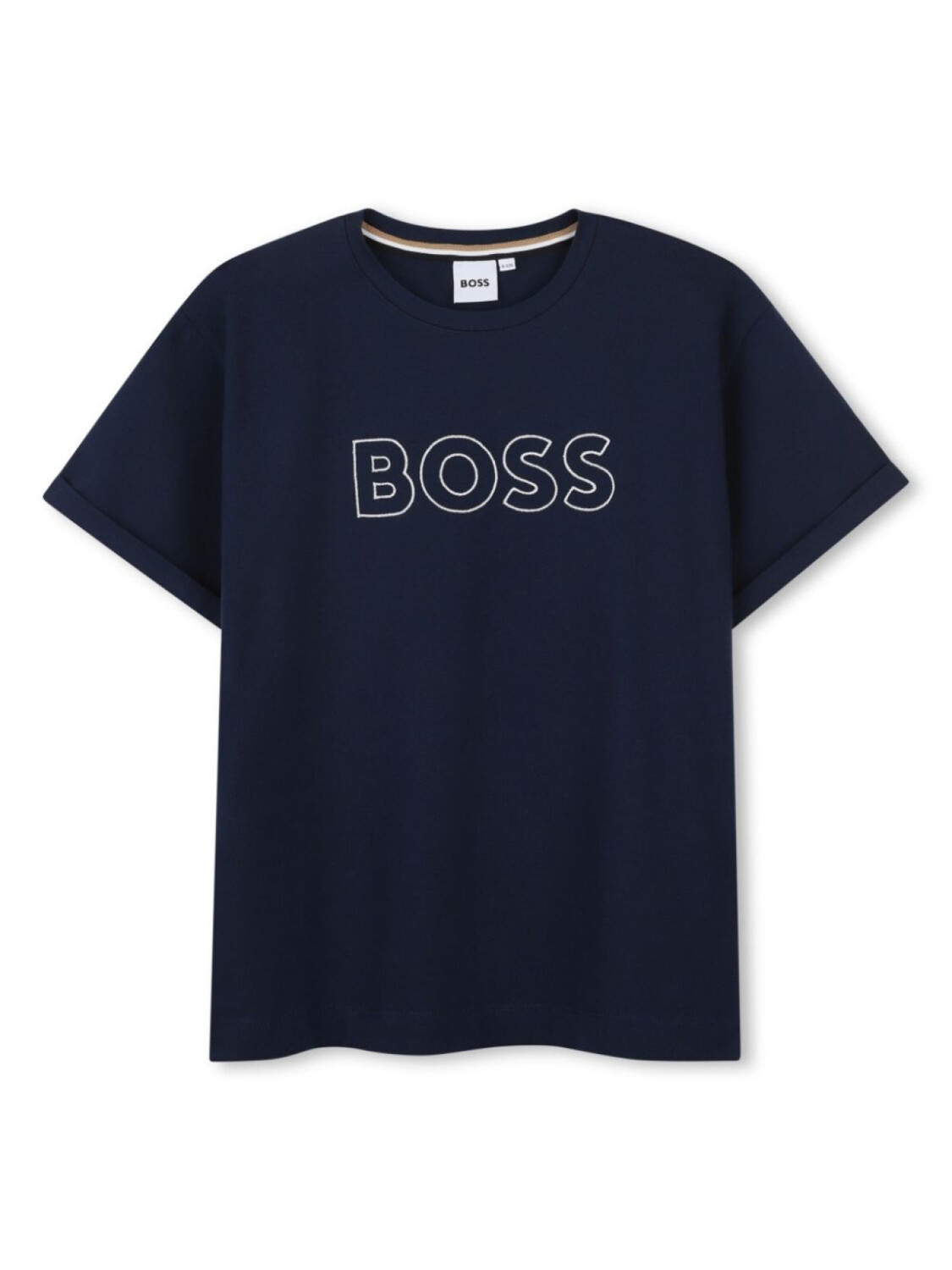 

BOSS Kidswear футболка с логотипом, синий