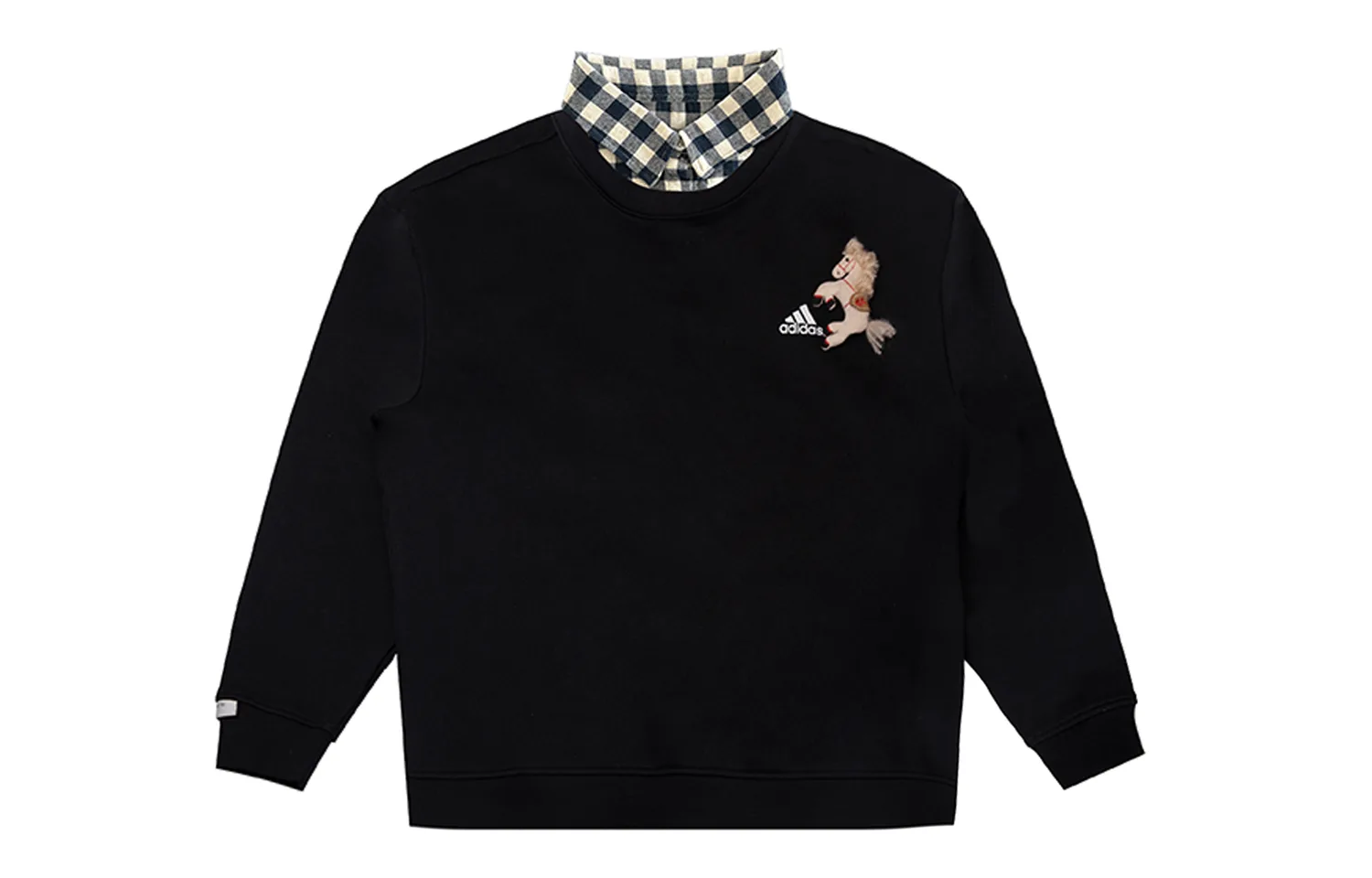 Adidas LABEL Свитшот Unisex Black Lapel Moderate