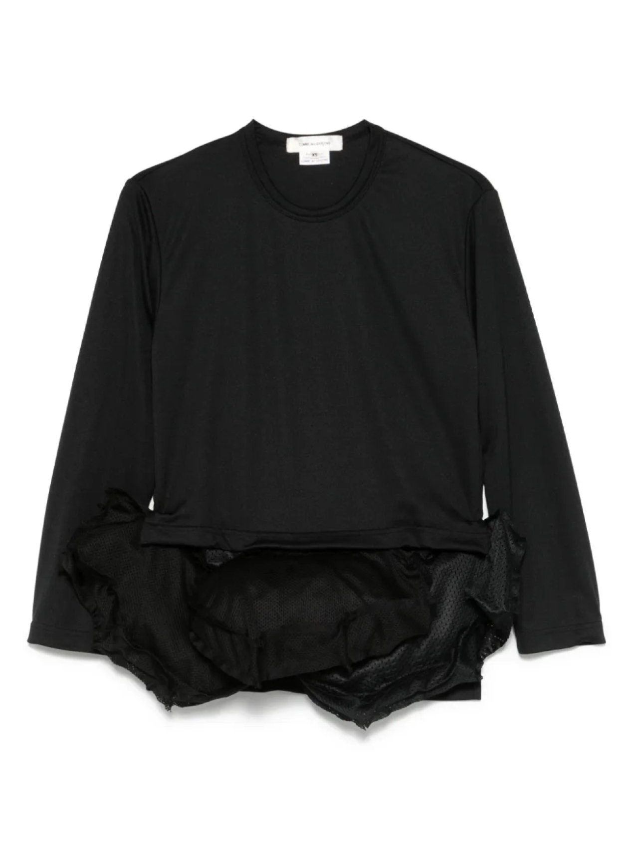 

Топ с подкладкой Comme Des Garçons, черный