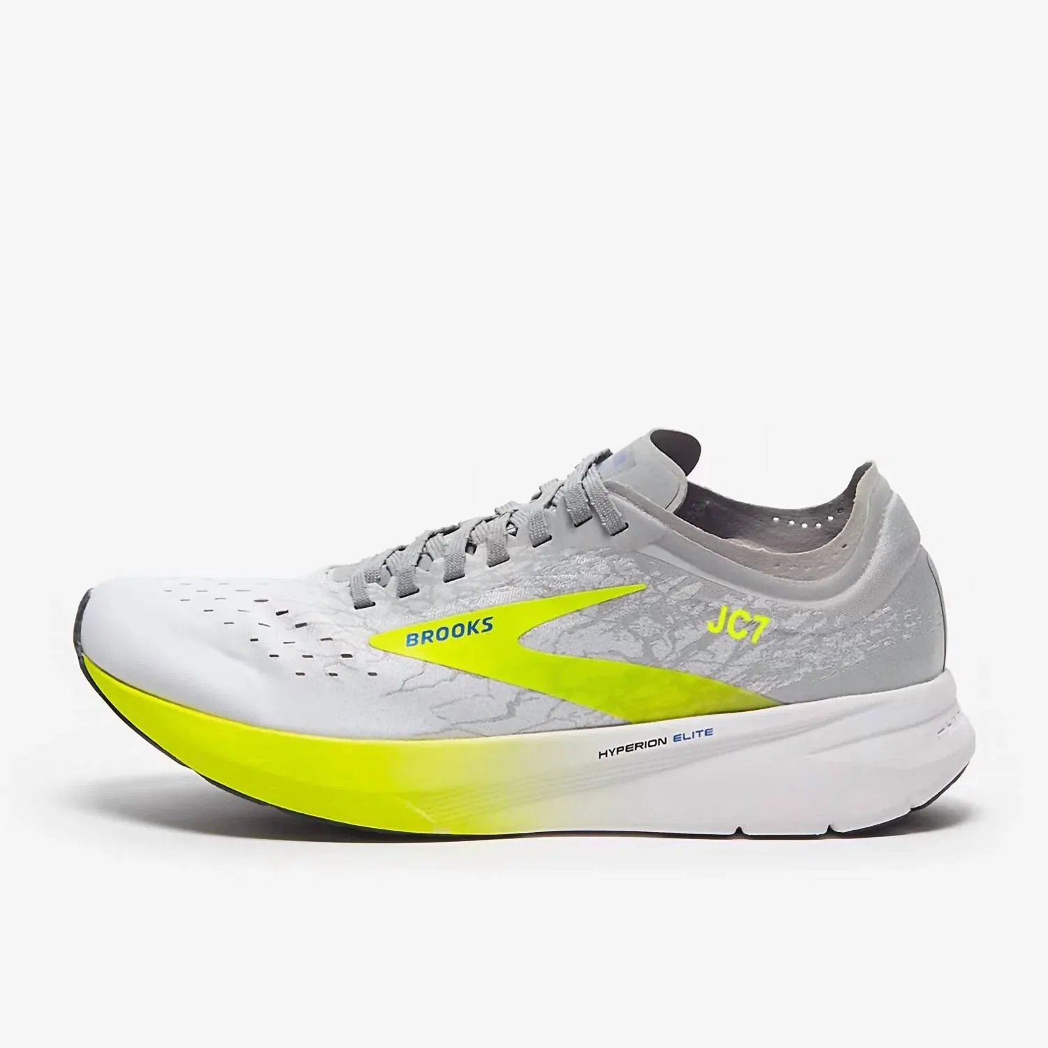 BROOKS Мужские кроссовки Hyperion Elite в белом/сером цвете (nightlife/grey)