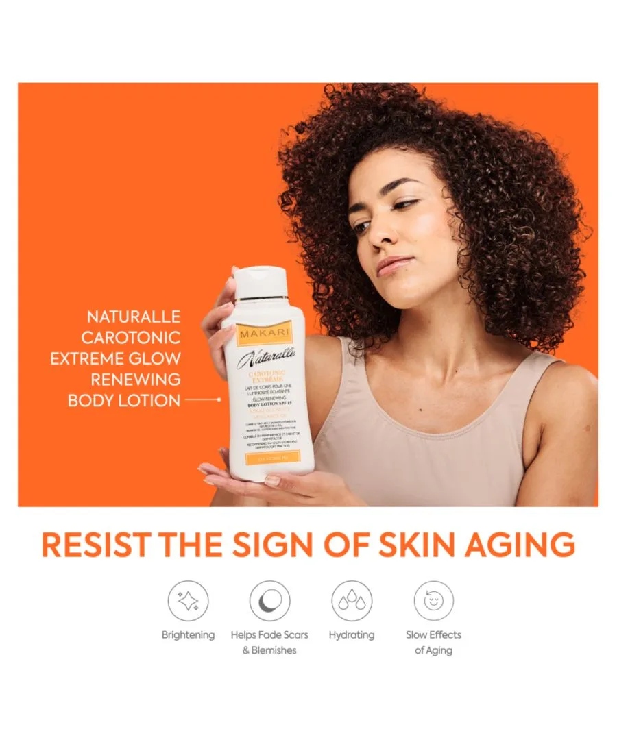 Натуральный восстанавливающий лосьон для тела Carotonic Extreme Glow - 17,6 унций Makari, мультиколор color bottle — фото 3