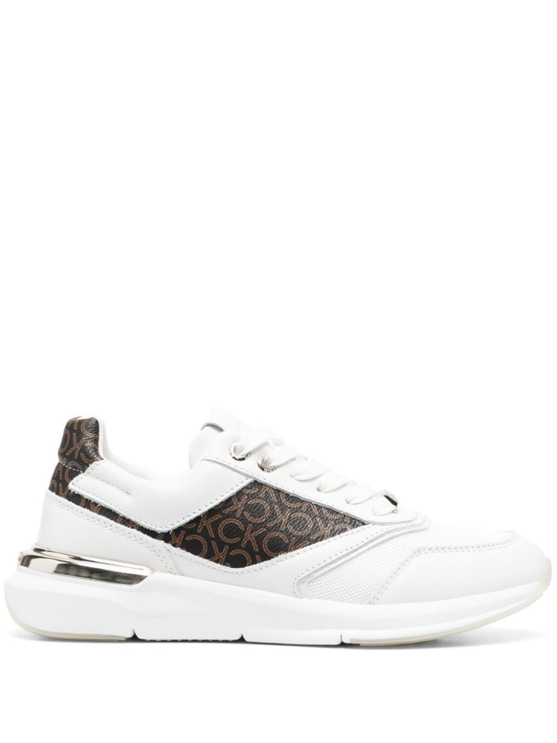 

Кроссовки Calvin Klein With Logo HW0HW01437, белый/черный