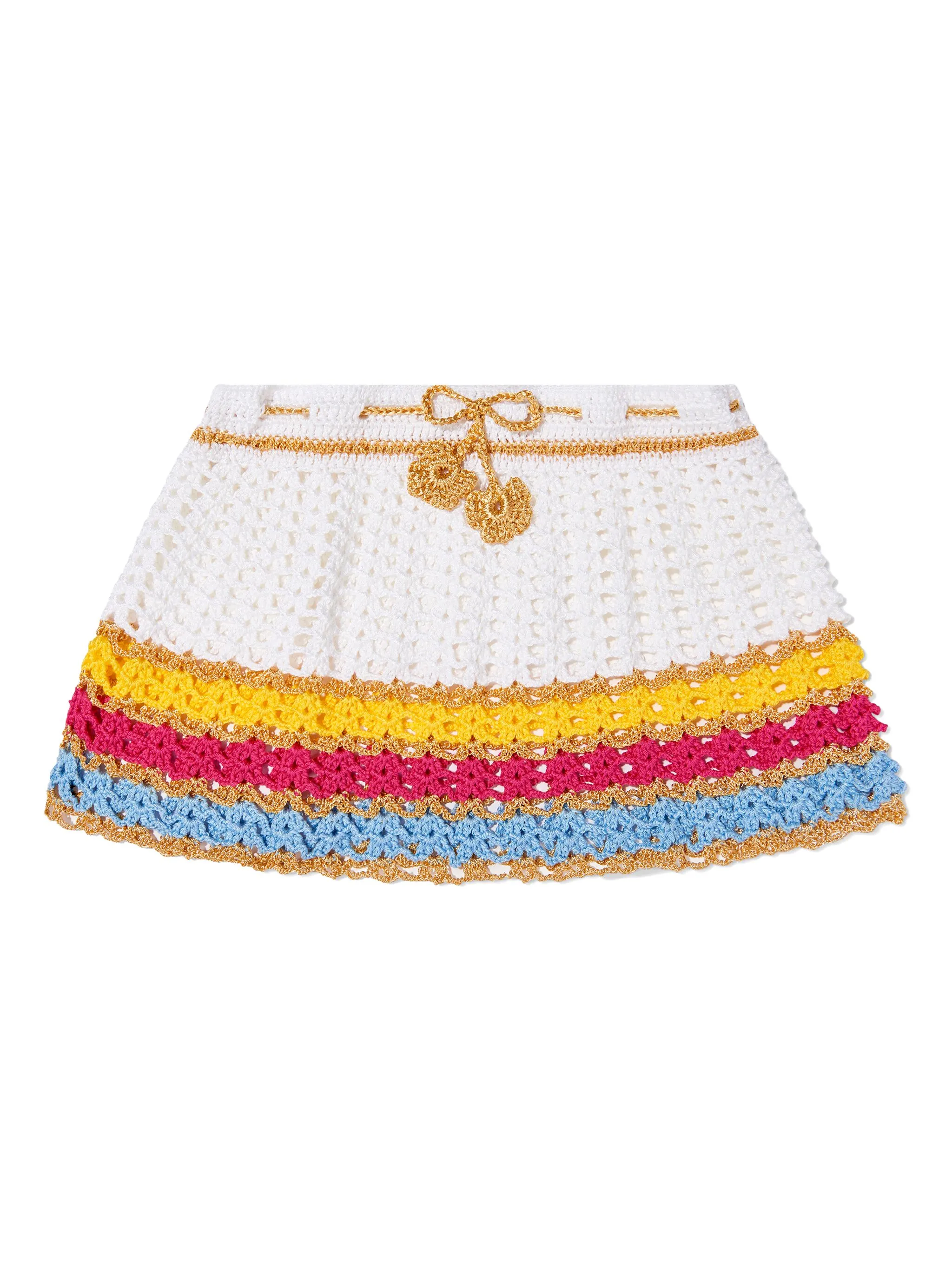

Юбка в технике кроше Nessi Byrd Kids, белый