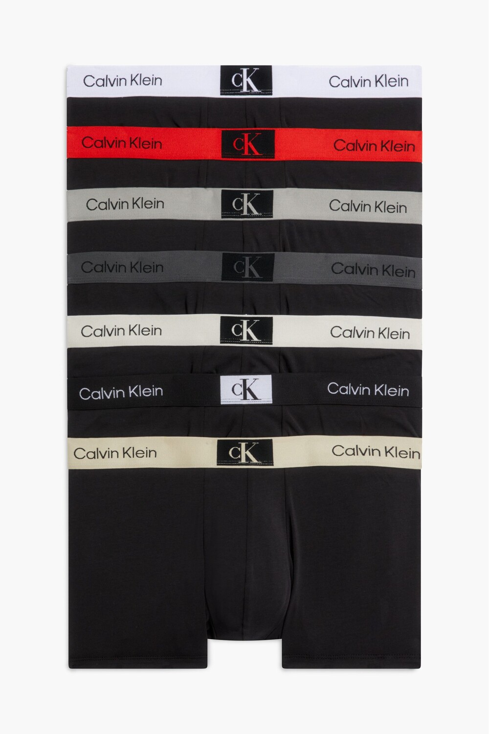 

Набор из 7 пар черных боксеров Calvin Klein, черный