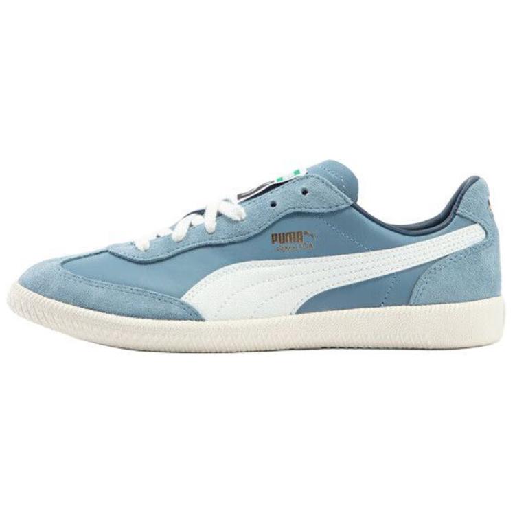 

PUMA Лига износостойкие и легкие низкие скейтбордские кроссовки унисекс синий белый — светло-синий-белый-белый, цвет Light Blue-White-White