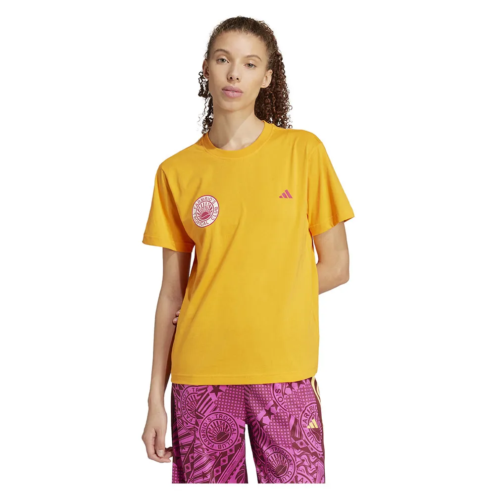 

Футболка с коротким рукавом adidas X Farm Graphic, желтый