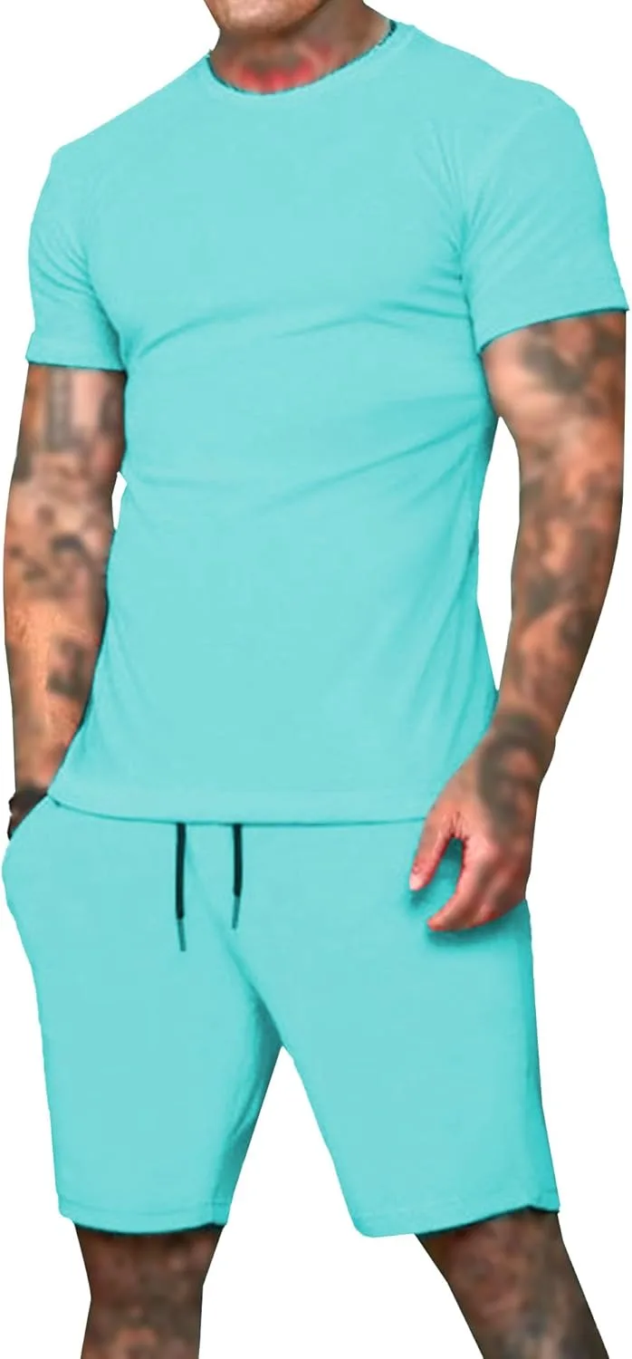 

Мужской комплект из футболки и шорт Cotton