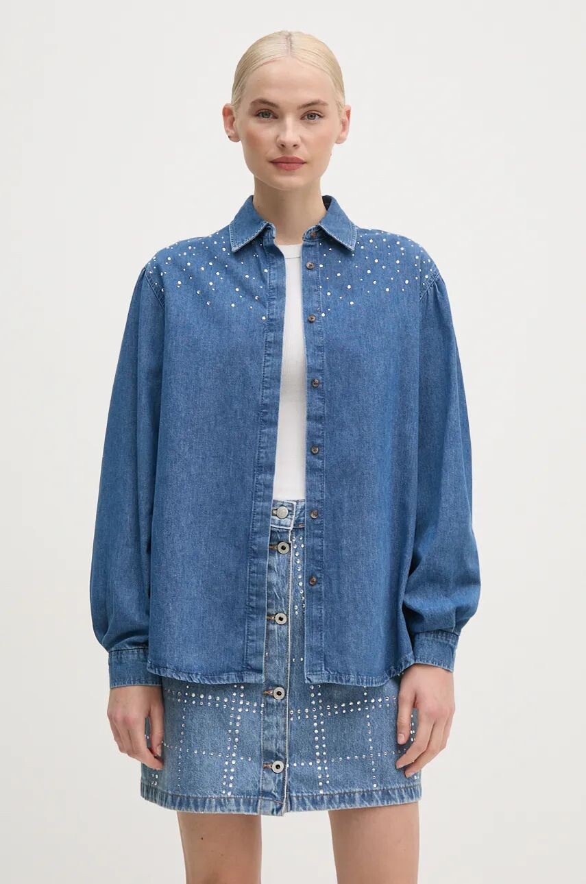 

Джинсовая рубашка Pepe Jeans CHARLIE SPARKLE, синий