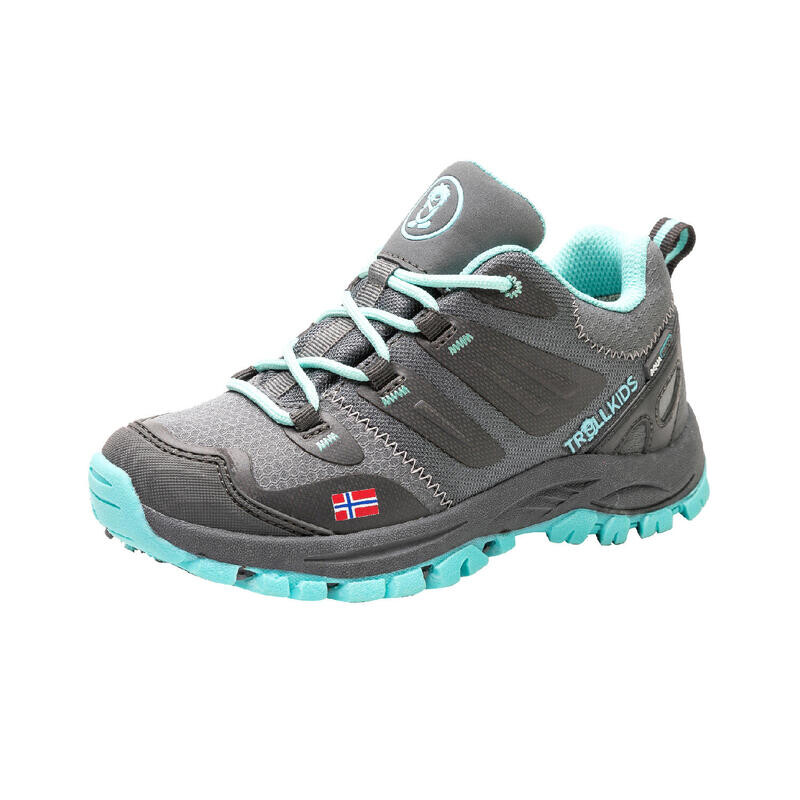 

Детская походная обувь Rondane Водонепроницаемая Антрацит/Мята TROLLKIDS, цвет grau