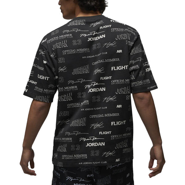 Футболка Air Jordan Full Flight MVP Short Sleeve T-Shirts 'Black', черный — фото 3