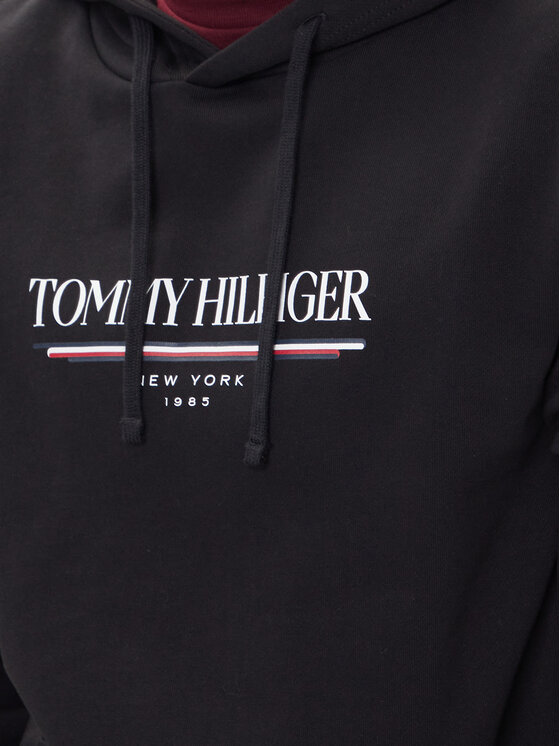 Свитшот regular fit Brand Love MW0MW40534 Tommy Hilfiger, чёрный — фото 4