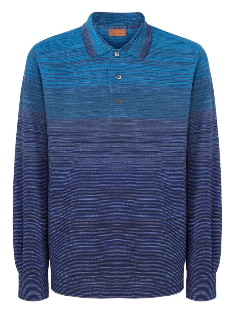 

Рубашка поло с эффектом омбре Missoni, синий