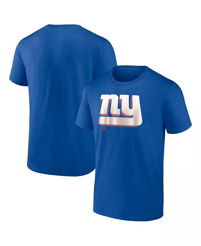 

Мужская футболка Royal New York Giants Chrome Dimension Fanatics