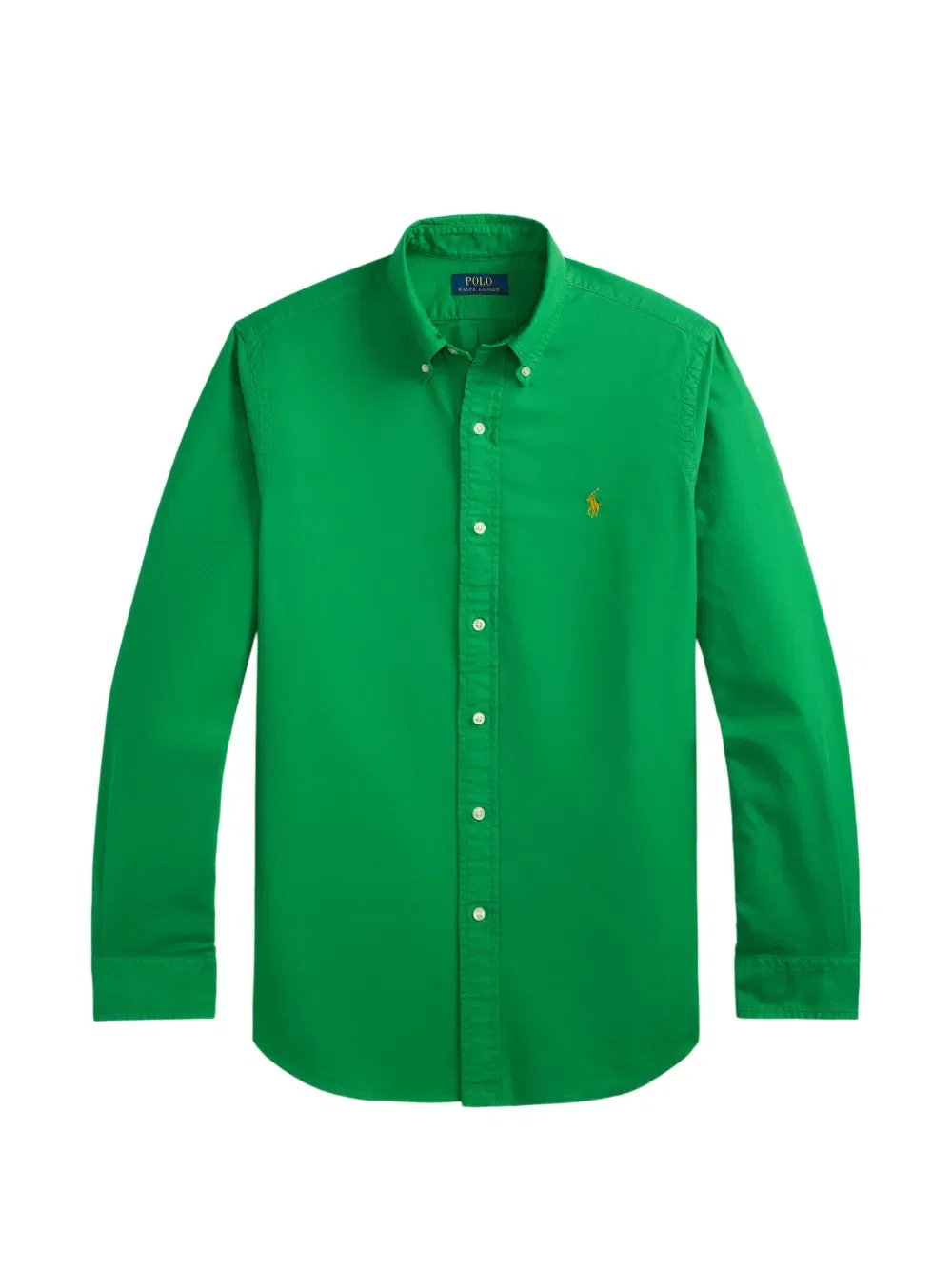 Рубашка с логотипом на пуговицах Polo Ralph Lauren, зеленый