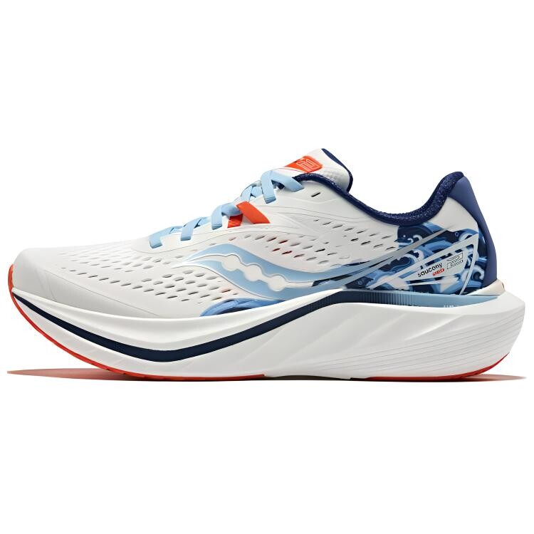 

Кроссовки унисекс с низким верхом белые/синие Saucony
