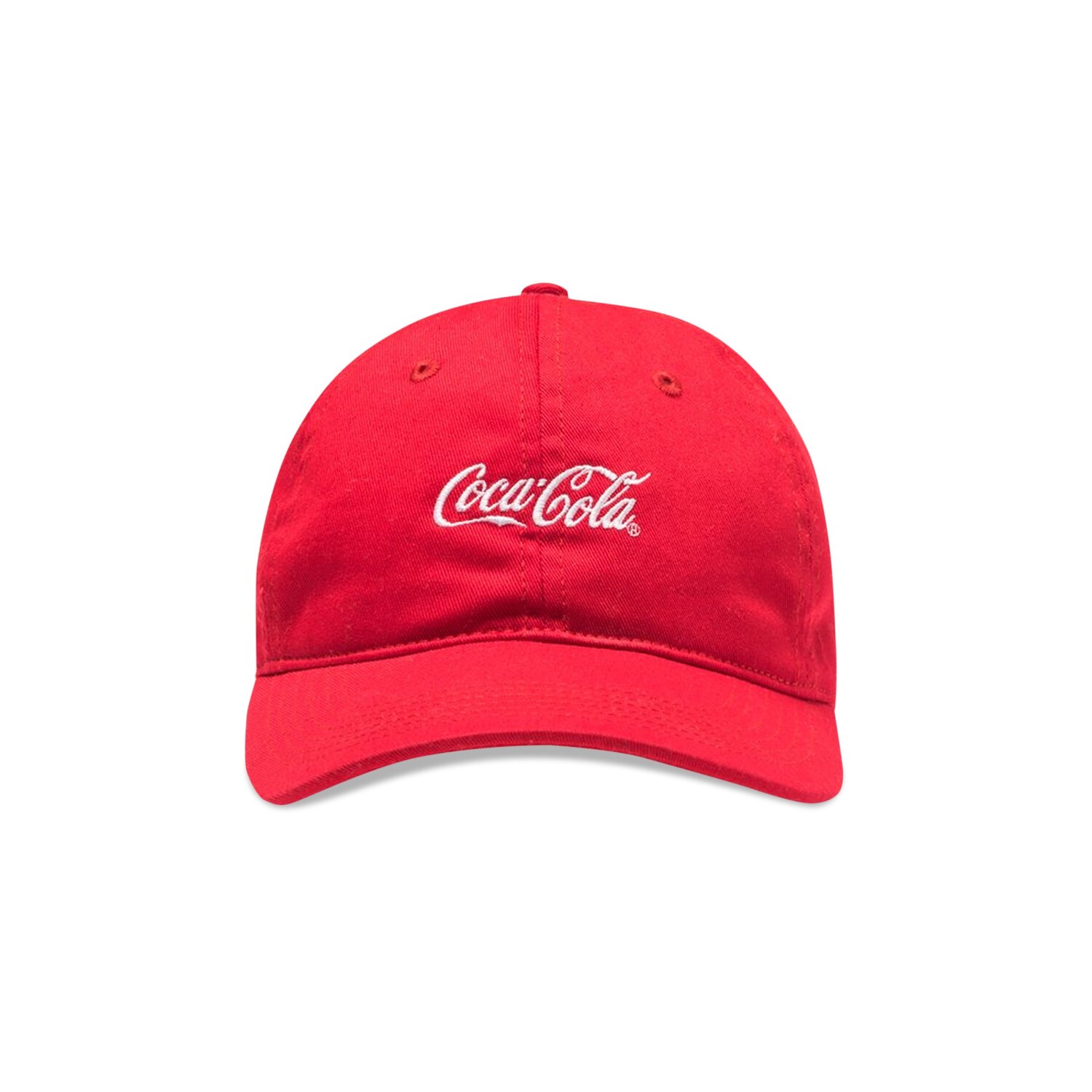 

Кепка с надписью Kith x Coca-Cola, красная