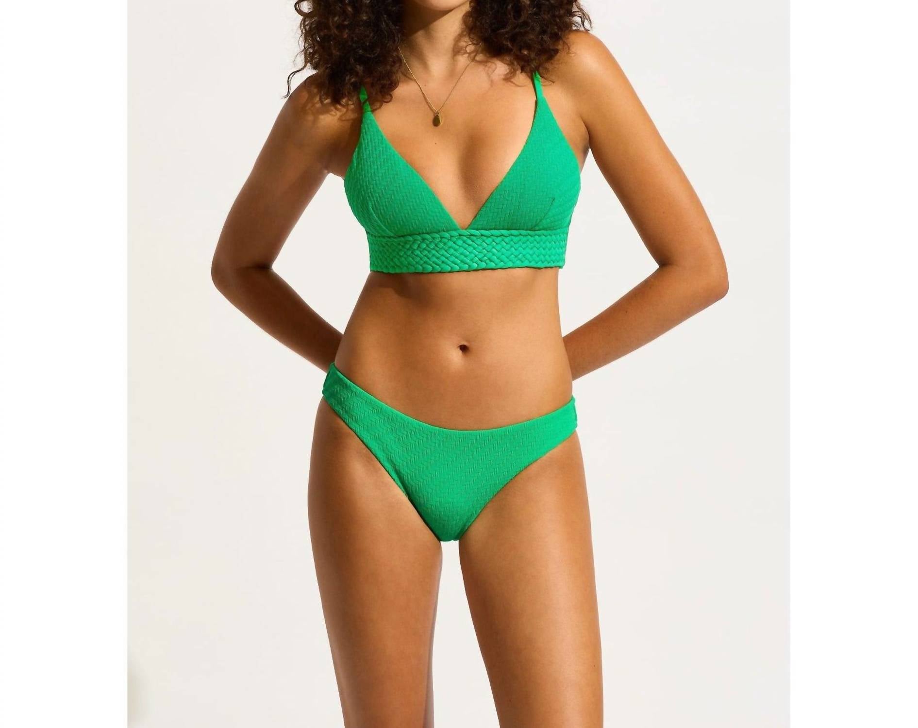 

Женский купальник Seafolly, цвет jade