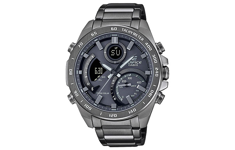 

Мужские часы EDIFICE серые ECB-900MDC-1A CASIO