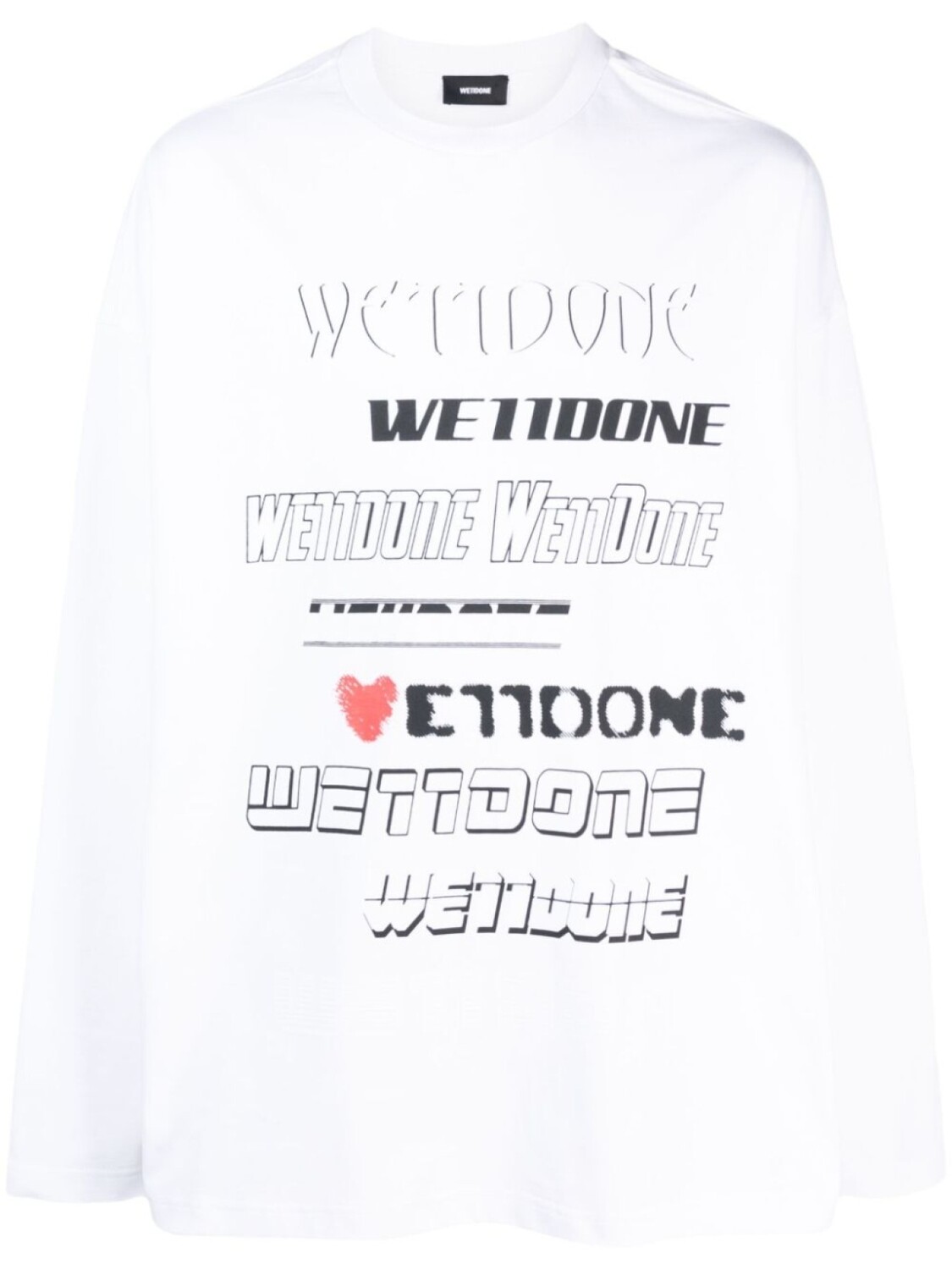 

Толстовка с логотипом We11done, белый