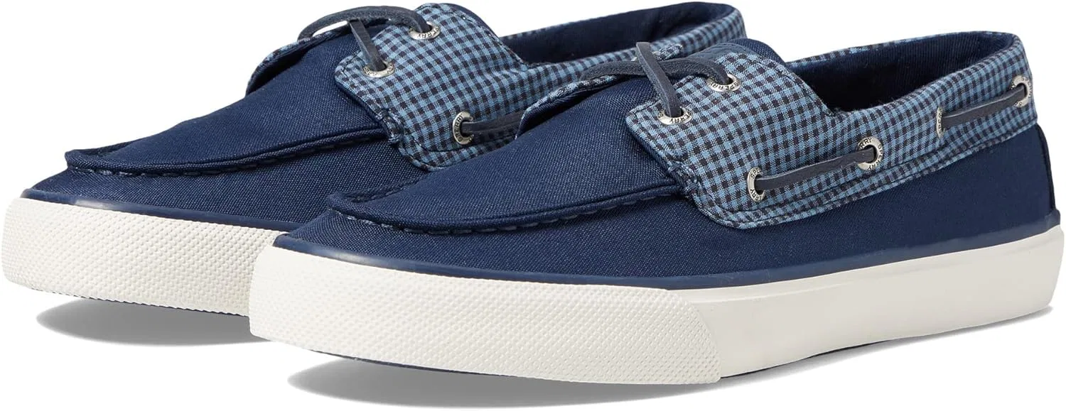 Мужские низкие туфли Sperry A/O 2-Eye Canvas Salt Washed 0836775, Blue Multi — фото 2