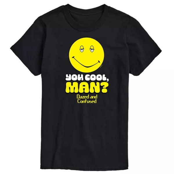 

Мужская футболка с принтом «Dazed and confused you cool man» Licensed Character, черный