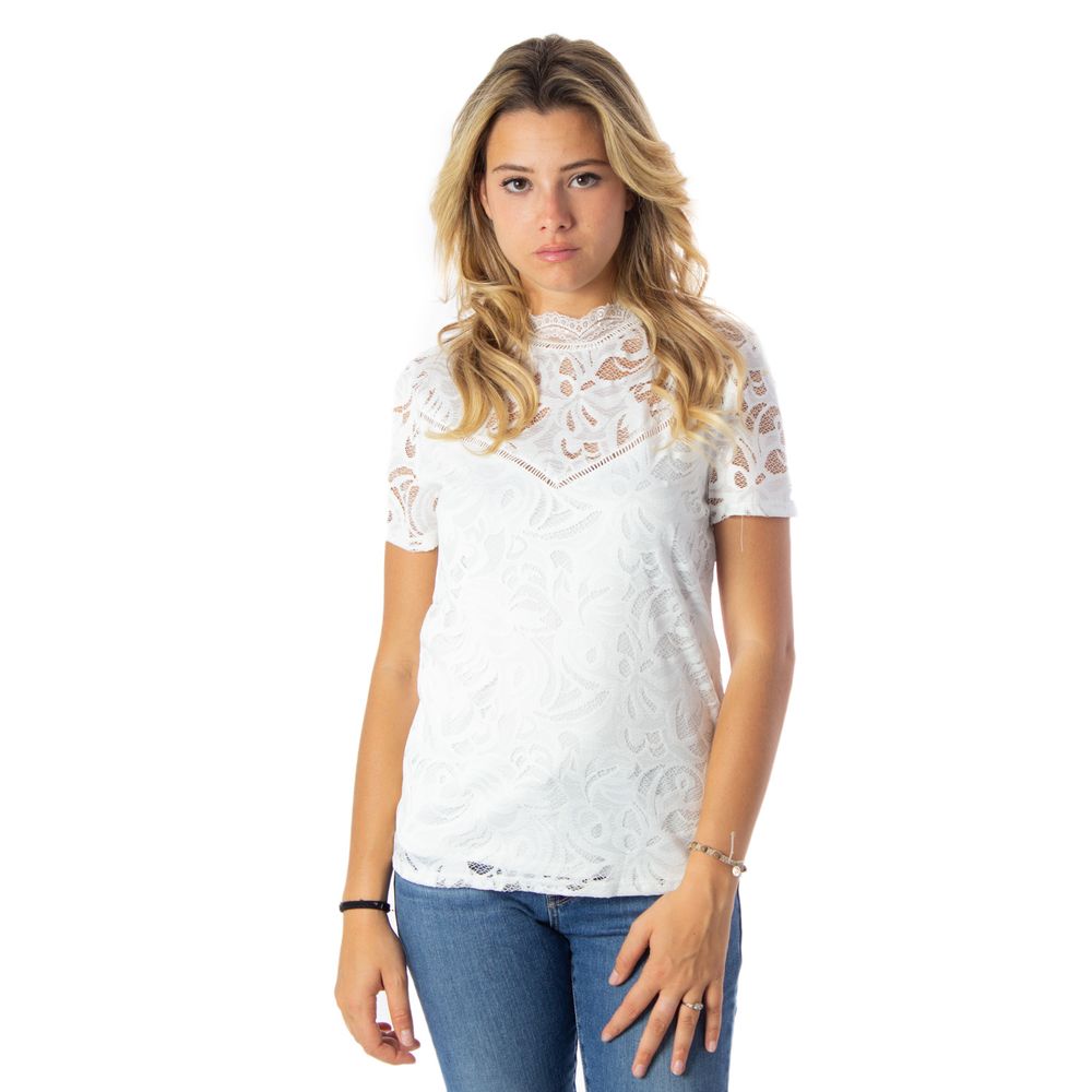 

Топы и футболки из кремового полиамида Vila Clothes