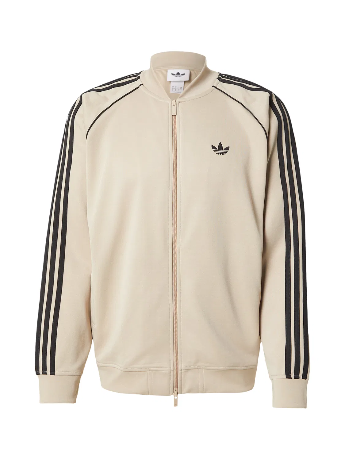 Толстовка на молнии Adidas Originals Adicolor Classic в серо-бежевом цвете