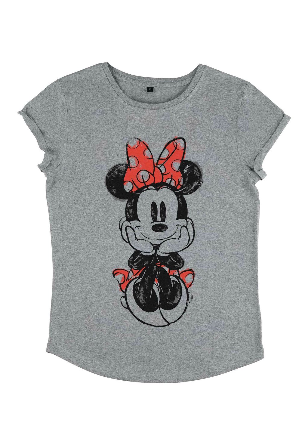 

SITING MINNIE SKETCH Disney Classics Mickey Classic Disney, Футболка с принтом меланжево-серый