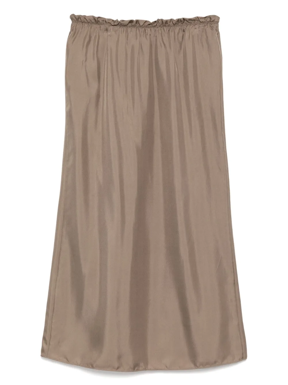 

Шелковая юбка LESS, коричневый